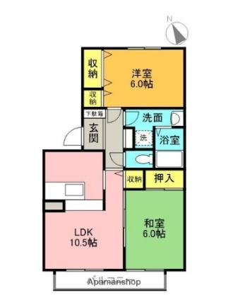 フレマリール・パーク瑞穂 201｜兵庫県伊丹市瑞穂町５丁目(賃貸アパート3LDK・2階・65.40㎡)の写真 その2