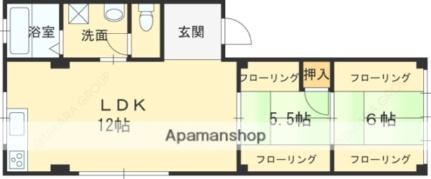 マンションアラスカ ｜兵庫県西宮市寿町(賃貸マンション2LDK・1階・50.00㎡)の写真 その2