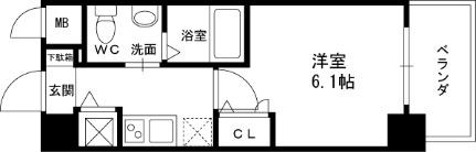 エスリード西宮北口第2 607｜兵庫県西宮市深津町(賃貸マンション1K・6階・22.29㎡)の写真 その2