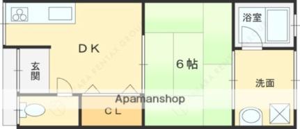 大阪府東大阪市南四条町(賃貸アパート1DK・1階・35.00㎡)の写真 その2