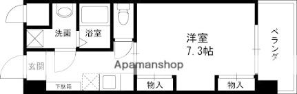 西宮ルモンド甲子園 ｜兵庫県西宮市甲子園七番町(賃貸マンション1K・5階・25.80㎡)の写真 その2