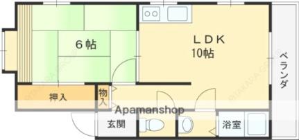 インペリアル甲子園 302｜兵庫県西宮市甲子園七番町(賃貸マンション1LDK・3階・35.00㎡)の写真 その2