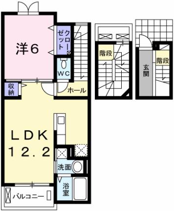 アマルフィ36 302｜兵庫県姫路市南条２丁目(賃貸アパート1LDK・3階・52.99㎡)の写真 その2