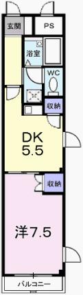 メゾンソレイユ 301｜兵庫県姫路市飾磨区野田町(賃貸マンション1DK・3階・35.26㎡)の写真 その2