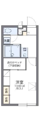 レオパレスＨａＲＵII 205｜兵庫県姫路市広畑区西蒲田(賃貸アパート1K・2階・22.70㎡)の写真 その2