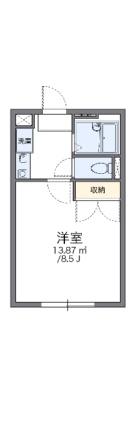 レオパレスＫＵＷＡＤＡ 107｜兵庫県姫路市書写(賃貸アパート1K・1階・23.18㎡)の写真 その2