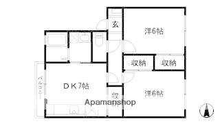 蒲田ソルステージ 105｜兵庫県姫路市広畑区蒲田３丁目(賃貸アパート2DK・1階・54.04㎡)の写真 その2