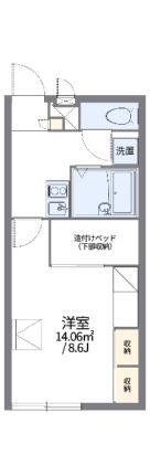 レオパレス紀ノ川 109｜和歌山県和歌山市栄谷(賃貸アパート1K・1階・23.18㎡)の写真 その2