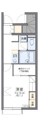レオパレスフルール 102｜和歌山県和歌山市市小路(賃貸アパート1K・1階・23.61㎡)の写真 その2