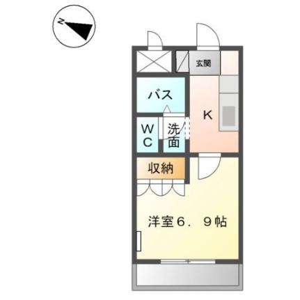 ポートＭ 203｜和歌山県和歌山市田尻(賃貸アパート1K・2階・24.84㎡)の写真 その2