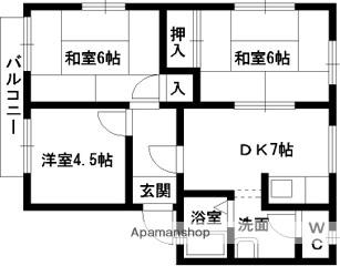 和歌山県和歌山市西庄(賃貸アパート3DK・2階・50.70㎡)の写真 その2