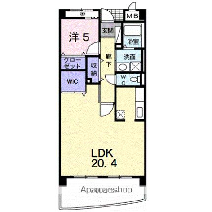 ポルトーネ 202｜和歌山県和歌山市紀三井寺(賃貸マンション1LDK・2階・62.17㎡)の写真 その2