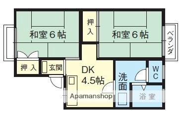 パレーシャル和歌川 203｜和歌山県和歌山市和歌川町(賃貸アパート2K・2階・41.00㎡)の写真 その2