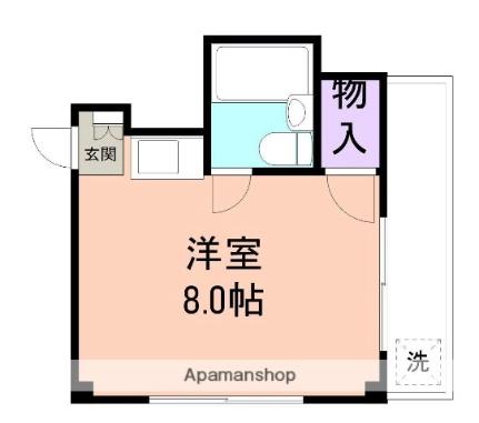 和歌山県和歌山市有家(賃貸マンション1R・3階・21.30㎡)の写真 その2