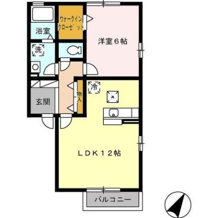 ジラソーレ 103｜鳥取県鳥取市雲山(賃貸アパート1LDK・1階・45.42㎡)の写真 その2