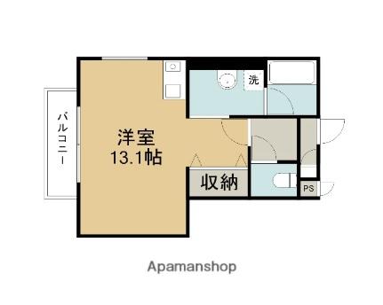 サンテラス 203｜鳥取県鳥取市瓦町(賃貸マンション1R・2階・33.11㎡)の写真 その2