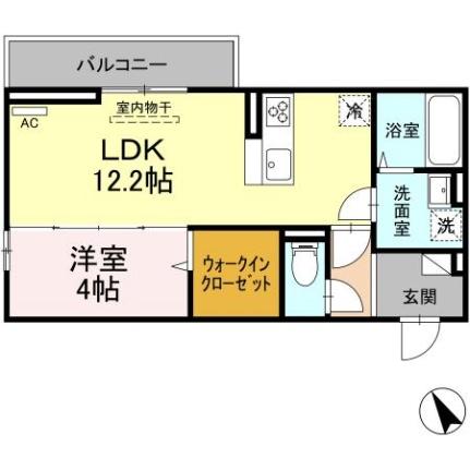 島根県松江市西津田６丁目（賃貸アパート1LDK・2階・41.85㎡） その2