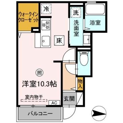 ボヌールＭ  ｜ 島根県松江市雑賀町（賃貸アパート1R・1階・30.09㎡） その2