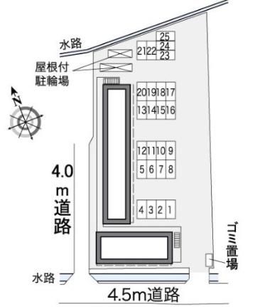 レオパレスガーデンハイツ富田 113｜岡山県岡山市北区富田(賃貸アパート1K・1階・23.18㎡)の写真 その15