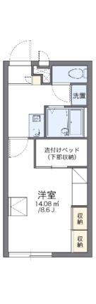 レオパレスアークハイツ 204｜岡山県岡山市東区瀬戸町江尻(賃貸アパート1K・2階・23.18㎡)の写真 その2