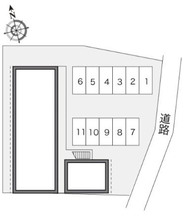 レオパレスミッドフォート 201｜岡山県岡山市北区青江５丁目(賃貸アパート1K・2階・19.87㎡)の写真 その21