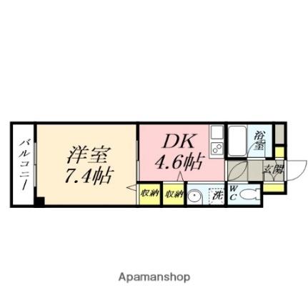 パルロイヤル東古松 505｜岡山県岡山市北区東古松３丁目(賃貸マンション1DK・5階・30.33㎡)の写真 その2