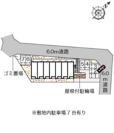 クレイノＹII 104｜岡山県岡山市中区高島新屋敷(賃貸アパート1K・1階・25.89㎡)の写真 その13