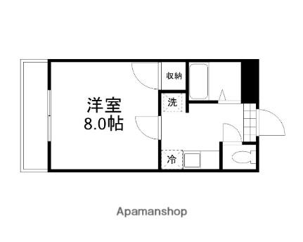 リバージュ浜 ｜岡山県岡山市中区浜１丁目(賃貸マンション1K・3階・24.00㎡)の写真 その2