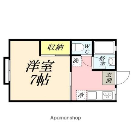 岡山県岡山市南区豊成１丁目(賃貸アパート1K・2階・23.18㎡)の写真 その2