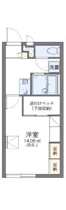 レオパレス薫 205｜岡山県岡山市南区豊成１丁目(賃貸アパート1K・2階・23.18㎡)の写真 その2