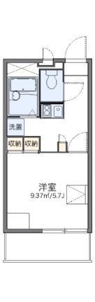 レオパレスエレガンスＫ 303｜岡山県岡山市北区今８丁目(賃貸マンション1K・3階・20.28㎡)の写真 その2