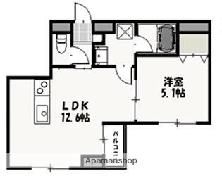 アーバン富田町 502｜岡山県岡山市北区富田町２丁目(賃貸マンション1LDK・5階・40.00㎡)の写真 その2