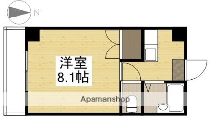 リーガI 121｜岡山県岡山市北区東花尻(賃貸マンション1K・3階・24.48㎡)の写真 その2