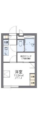 レオパレスｐａｒａｄｉｓｅ．Ａ 209｜岡山県岡山市北区神田町２丁目(賃貸アパート1K・2階・19.87㎡)の写真 その2