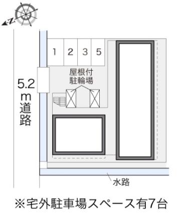 レオパレスグローリーII 207｜岡山県岡山市南区新保(賃貸アパート1K・2階・22.70㎡)の写真 その18