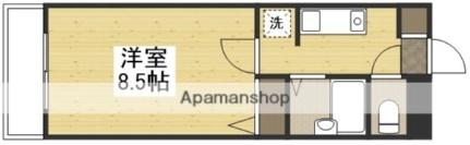 シダー西大寺 404｜岡山県岡山市東区西大寺中野本町(賃貸マンション1K・4階・25.19㎡)の写真 その2