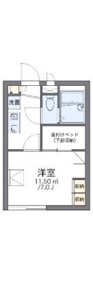 レオパレス如月 205｜岡山県岡山市北区青江２丁目(賃貸アパート1K・2階・19.87㎡)の写真 その2