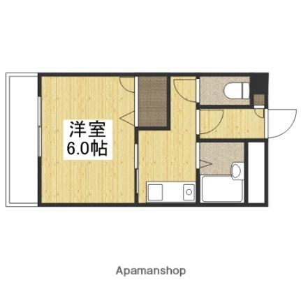 エスポアール21Ａ 403 ｜ 岡山県岡山市中区原尾島３丁目（賃貸マンション1K・4階・24.50㎡） その2