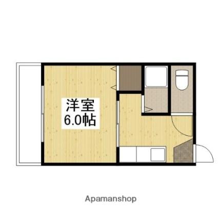 岡山県岡山市北区津島福居１丁目(賃貸マンション1K・1階・17.00㎡)の写真 その2