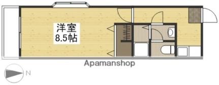 トップ　ザ　フローレンス 201｜岡山県倉敷市白楽町(賃貸アパート1K・2階・26.10㎡)の写真 その2