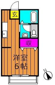 中島サンプラザ 101号室｜岡山県倉敷市中島(賃貸アパート1K・1階・23.77㎡)の写真 その2