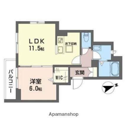 シファ松島 103｜岡山県倉敷市松島(賃貸アパート1LDK・1階・43.86㎡)の写真 その2