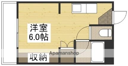 岡山県岡山市北区野田２丁目(賃貸マンション1R・3階・18.36㎡)の写真 その2