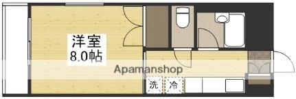 岡山県岡山市北区富田町２丁目(賃貸マンション1K・4階・27.90㎡)の写真 その2