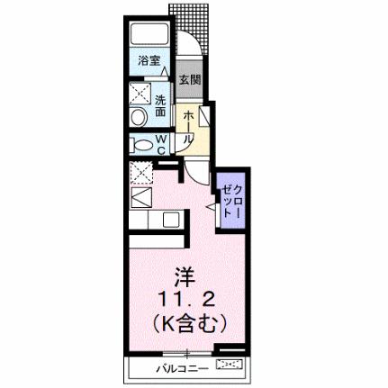 ロード　ナカシマ 105｜岡山県倉敷市中島(賃貸アパート1R・1階・30.00㎡)の写真 その2