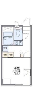 レオパレスプラムＫ 208｜岡山県岡山市北区楢津(賃貸アパート1K・2階・20.28㎡)の写真 その2