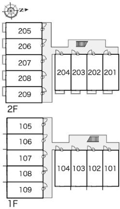 レオパレスルピナス高柳東町 201｜岡山県岡山市北区高柳東町(賃貸アパート1K・2階・23.18㎡)の写真 その12