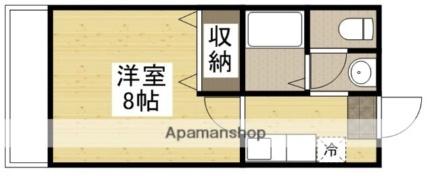 岡山県倉敷市上東(賃貸アパート1K・2階・24.84㎡)の写真 その2