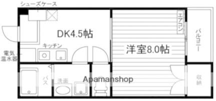 サンライト中庄 103｜岡山県倉敷市中庄(賃貸マンション1DK・1階・29.30㎡)の写真 その2