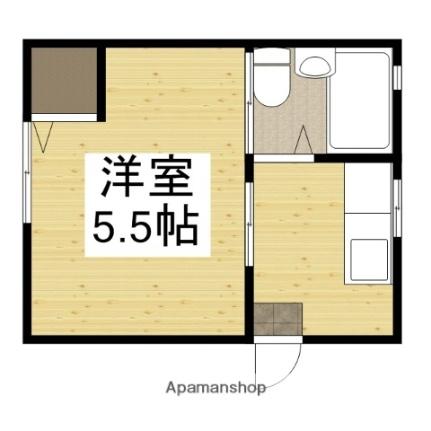 岡山県倉敷市東富井(賃貸アパート1K・2階・16.56㎡)の写真 その2